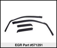 Carregar imagem no visualizador da galeria, EGR 04-12 Chev Colorado/GMC Canyon Crew Cab In-Channel Window Visors - Set of 4 (571291)