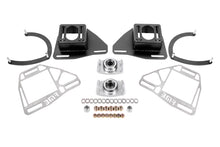 Carregar imagem no visualizador da galeria, BMR Suspension 82-92 Chevy Camaro Caster/Camber Plates w/ Lockout Plates - Black Hammertone