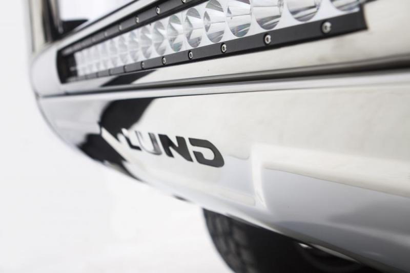 Lund 10-17 Dodge Ram 2500 Bull Bar w/Led Light Bar - Polished
