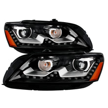 Carregar imagem no visualizador da galeria, Xtune Volkswagen Passat 12-14 OE Projector Headlights Not Compatible w/ Hid Black PRO-JH-VP12-NA-BK