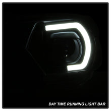 Carregar imagem no visualizador da galeria, xTune Toyota Tacoma 12-15 Headlights - Light Bar DRL - Black PRO-JH-TTA12-LBDRL-BK