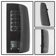 Carregar imagem no visualizador da galeria, Spyder Dodge Ram 1500 09-14 LED Tail Lights Incandescent- Blk Smke ALT-YD-DRAM09-LED-BSM