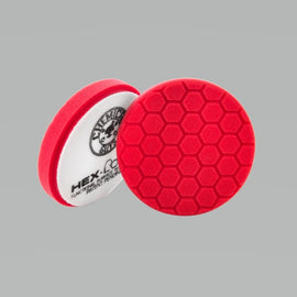 Chemical Guys Hex Logic Self-Centered Perfection Ultra-Fine Finishing Pad - Red - 6.5in (P12)