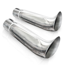 Carregar imagem no visualizador da galeria, Stainless Works Elf Ear Exhaust Tips 2 1/2in Body 2 1/2in ID Inlet