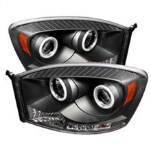 Carregar imagem no visualizador da galeria, Spyder Dodge Ram 1500 06-08 06-09 Projector Headlights CCFL Halo LED Blk PRO-YD-DR06-CCFL-BK
