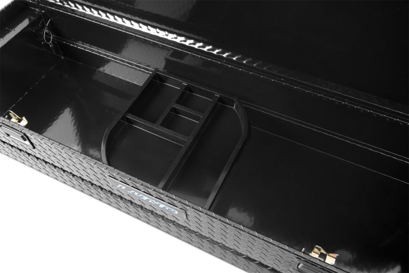 Lund Universal Aluminum Single Lid HD 28 Cross Bed Box - Black