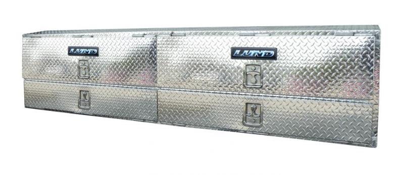 Lund Universal Aluminum Top Mount L-Wing Box - Brite