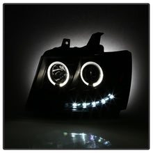 Carregar imagem no visualizador da galeria, Spyder Chevy Suburban 1500 07-14 Projector Headlights LED Halo LED All Black PRO-YD-CSUB07-HL-BKV2