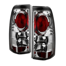 Carregar imagem no visualizador da galeria, Spyder Chevy Silverado 1500/2500 99-02 (Not Stepside) Euro Style Tail Lights Chrm ALT-YD-CS99-C