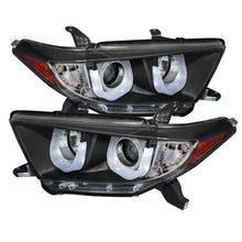 Carregar imagem no visualizador da galeria, Spyder Toyota Highlander 11-13 Projector Headlights 3D DRL Blk PRO-YD-THLAN11-3DDRL-BK