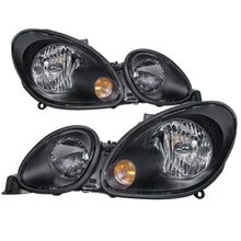 Carregar imagem no visualizador da galeria, Xtune Lexus GS300/GS400/GS430 98-05 Halogen Only Crystal Headlights Black HD-JH-LGS98-BK