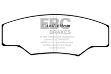 Carregar imagem no visualizador da galeria, EBC Brakes Orangestuff Full Race Brake Pads