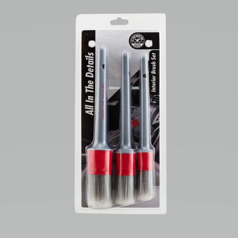 Chemical Guys Interior Detailing Brushes - 3 Pack (P12)