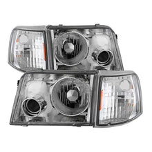 Carregar imagem no visualizador da galeria, Xtune Ford Ranger 93-97 Projector Headlights w/ Corner Lights Chrome PRO-JH-FR93-SET-C