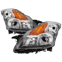 Carregar imagem no visualizador da galeria, Xtune Nissan Altima 07-09 Sedan Crystal Headlights Halogen Model Only Smoke HD-JH-NA07-AM-C