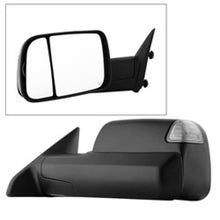 Carregar imagem no visualizador da galeria, Xtune Dodge Ram 1500 09-12 Extendable Heated Adjust Mirror Black HoUSing Left MIR-DRAM09S-PWH-L
