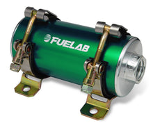 Carregar imagem no visualizador da galeria, Fuelab Prodigy High Flow Carb In-Line Fuel Pump w/External Bypass - 1800 HP - Green