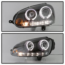 Carregar imagem no visualizador da galeria, Spyder Volkswagen GTI 06-09/Jetta 06-09 Halogen Model Only - LED Halo DRL Black PRO-YD-VG06-HL-BK