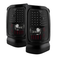 Carregar imagem no visualizador da galeria, Xtune Dodge Ram 1500 94-01 / Ram 2500/3500 94-02 LED Tail Lights Black Smoke ALT-ON-DRAM94-LED-BSM