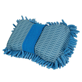 Chemical Guys Ultimate Two Sided Chenille Microfiber Wash Sponge - Blue (P12)