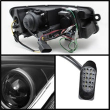 Carregar imagem no visualizador da galeria, Spyder Audi A6 05-07 Projector Headlights Halogen Light Tube DRL Blk PRO-YD-ADA605-LTDRL-BK