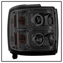 Carregar imagem no visualizador da galeria, Spyder Chevy Silverado 14-16 2500 HD Projector Headlights Light Bar DRL Smke PRO-YD-CSHD14-LBDRL-SM