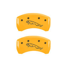 Load image into Gallery viewer, MGP 4 Caliper Covers Engraved Front &amp; Rear MGP Black finish silver ch