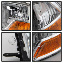 Carregar imagem no visualizador da galeria, Xtune Dodge Ram 1500 09-12 ( Non Quad Headlights ) Crystal Headlights Chrome HD-JH-DR09-AM-C