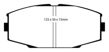 Carregar imagem no visualizador da galeria, EBC 86-92 Toyota Supra 2.8 Redstuff Front Brake Pads
