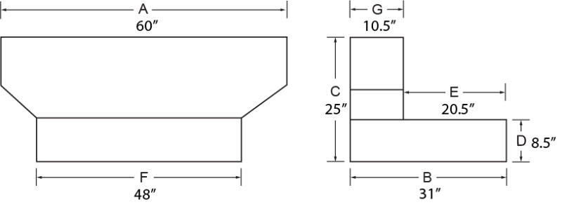 Lund Universal Aluminum Liquid Storage Tank - Brite