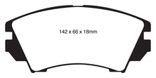 Carregar imagem no visualizador da galeria, EBC 10+ Buick Allure (Canada) 3.0 Redstuff Front Brake Pads