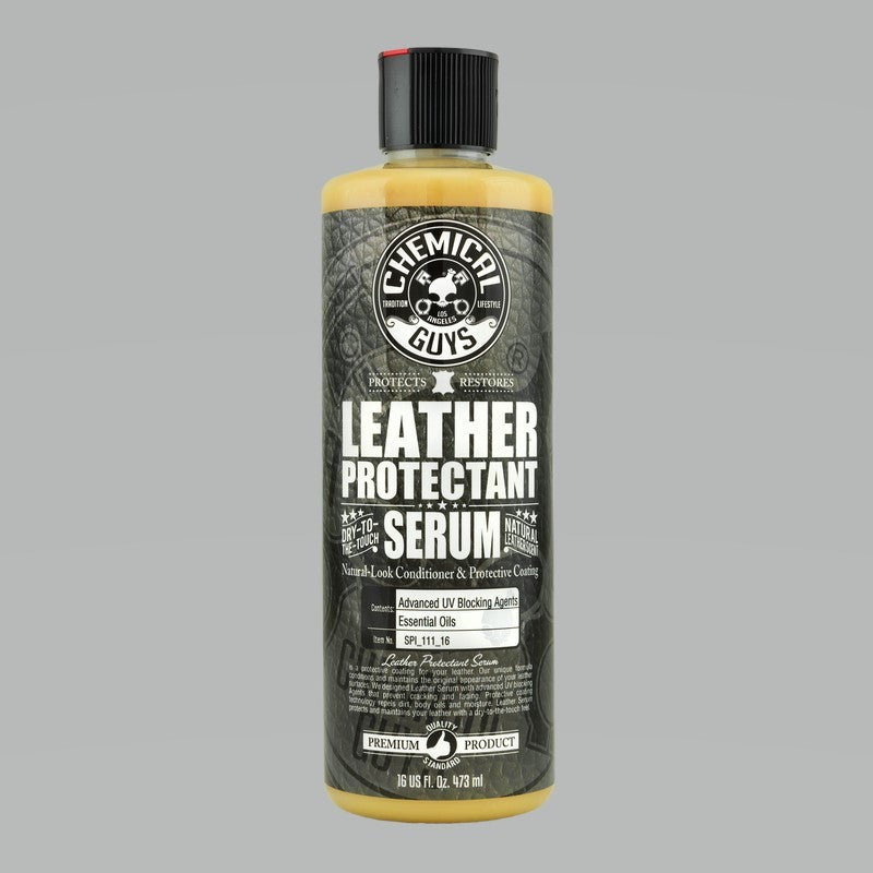 Chemical Guys Leather Serum Natural Look Conditioner & Protective Coating - 16oz (P6)