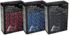 Carregar imagem no visualizador da galeria, Project Kics Leggdura Racing 53mm EL53 Shell Type Lug Nut 16 Pcs + 4 Locks 12X1.25 Black