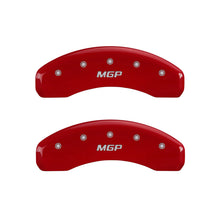 Carregar imagem no visualizador da galeria, MGP Rear set 2 Caliper Covers Engraved Rear MGP Yellow finish black ch