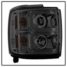 Carregar imagem no visualizador da galeria, Spyder Chevy Silverado 14-16 2500 HD Projector Headlights Light Bar DRL Smke PRO-YD-CSHD14-LBDRL-SM