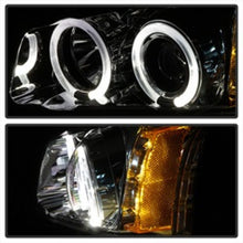 Carregar imagem no visualizador da galeria, Spyder Chevy Silverado 1500 03-06 Projector Headlights LED Halo LED Ambr Reflctr Ch PRO-YD-CS03-AM-C