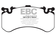 Carregar imagem no visualizador da galeria, EBC 11+ Audi A8 Quattro 6.3 (Cast Iron Rotors) Redstuff Front Brake Pads