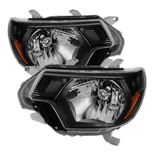 Carregar imagem no visualizador da galeria, Xtune Toyota Tacoma 2012-2015 OEM Style Headlights Black HD-JH-TTA12-AM-BK