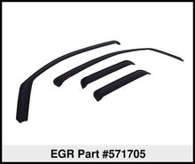 Load image into Gallery viewer, EGR 07-12 Chev Silverado 1500/2500/3500 Crw Cb In-Channel Window Visors - Set of 4 - Matte (571705)