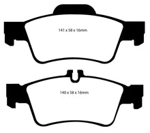 Carregar imagem no visualizador da galeria, EBC 04-06 Mercedes-Benz CL500 5.0 Yellowstuff Rear Brake Pads