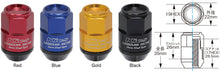 Carregar imagem no visualizador da galeria, Project Kics Leggdura Racing Shell Type Lug Nut 35mm Closed-End Look 16 Pcs + 4 Locks 12X1.5 Blue