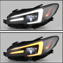 Carregar imagem no visualizador da galeria, Spyder Subaru Impreza WRX 15-20 LED High-Power LED Headlights-Black PRO-YD-SWRX15LEDAP-SBSEQ-BK