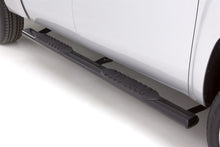Carregar imagem no visualizador da galeria, Lund 99-13 Chevy Silverado 1500 Std. Cab 5in. Oval Straight Steel Nerf Bars - Black