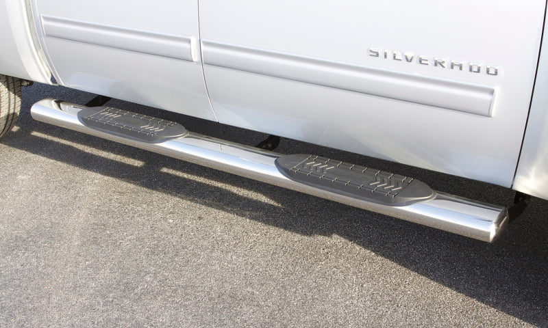 Lund 09-15 Dodge Ram 1500 Crew Cb (Built Before 7/1/15) 6in. Oval Straight Chrome Nerf Bars - Chrome