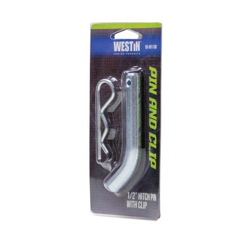 Westin Hitch Pin 1/2in & Clip - Silver