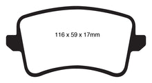 Carregar imagem no visualizador da galeria, EBC 09-11 Audi A4 2.0 Turbo Redstuff Rear Brake Pads