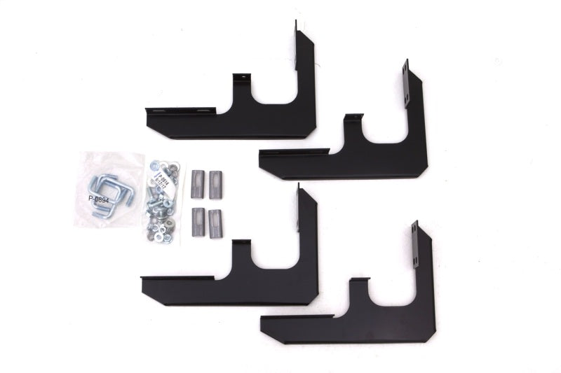 Lund 15-17 GMC Canyon Crew Cab (Use w/80in Board) Tube Step Running Board Mounting Brackets - Black