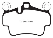 Load image into Gallery viewer, EBC 07-08 Porsche 911 (997) (Cast Iron Rotor only) 3.6 Carrera 2 Orangestuff Front Brake Pads
