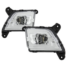 Carregar imagem no visualizador da galeria, Spyder 19-20 Chevy Silverado 1500 OEM Style Full LED Fog Light w/Switch - Clear (Wont Fit RPO U12)