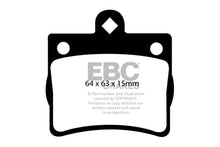 Carregar imagem no visualizador da galeria, EBC 95-97 Mercedes-Benz C220 (W202) 2.2 (Single Pin Rear) Ultimax2 Rear Brake Pads